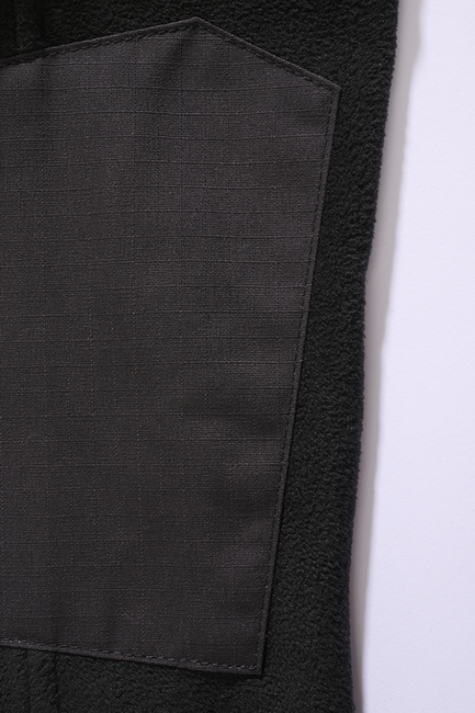 Brandit Ripstop Fleece Jacket, Black