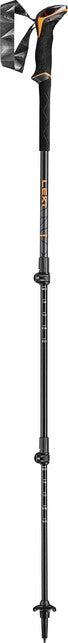 LEKI Makalu Lite Trekking Poles, Orange-Black-Dark Anthracite, 100-135 cm