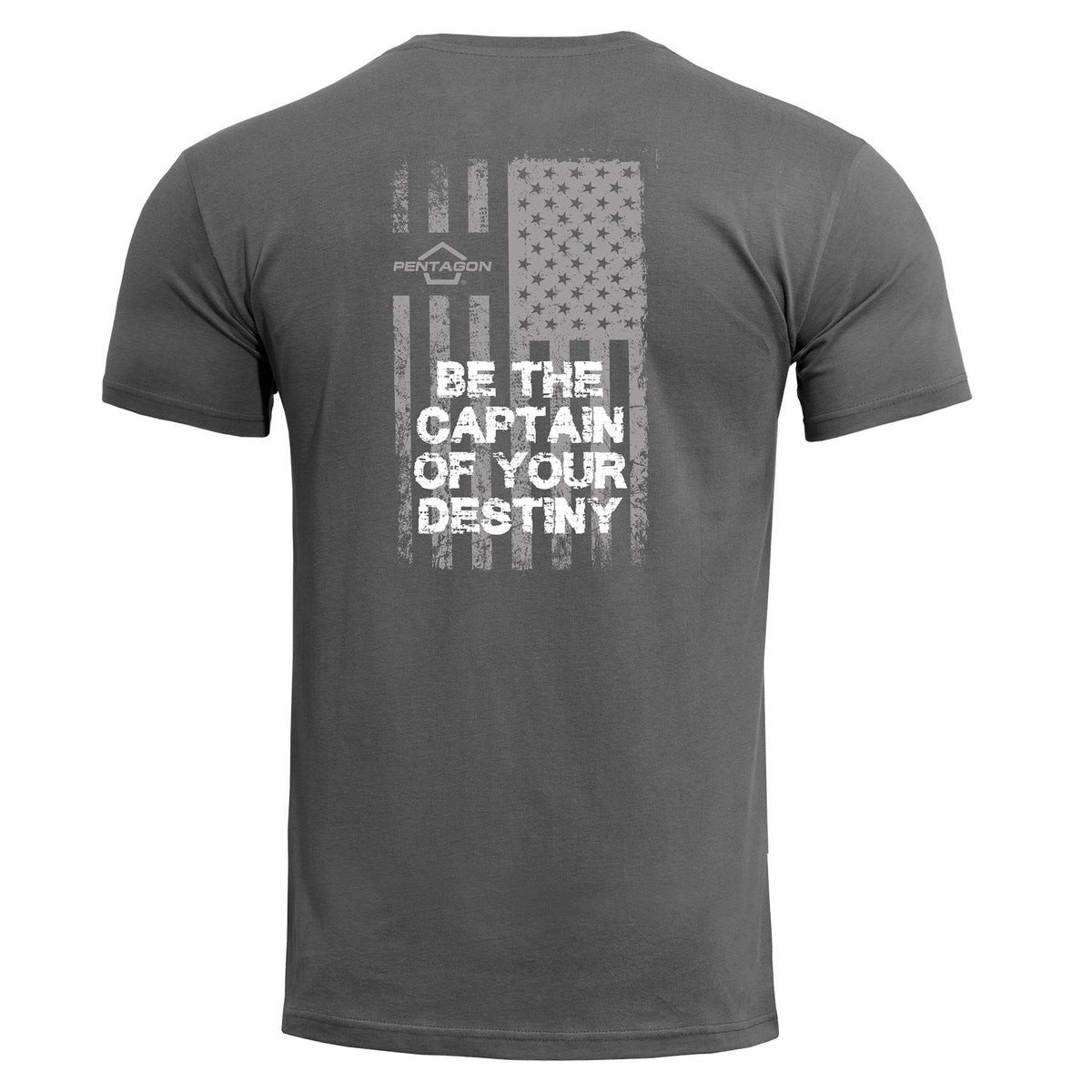 Pentagon T-Shirt American Flag, grau