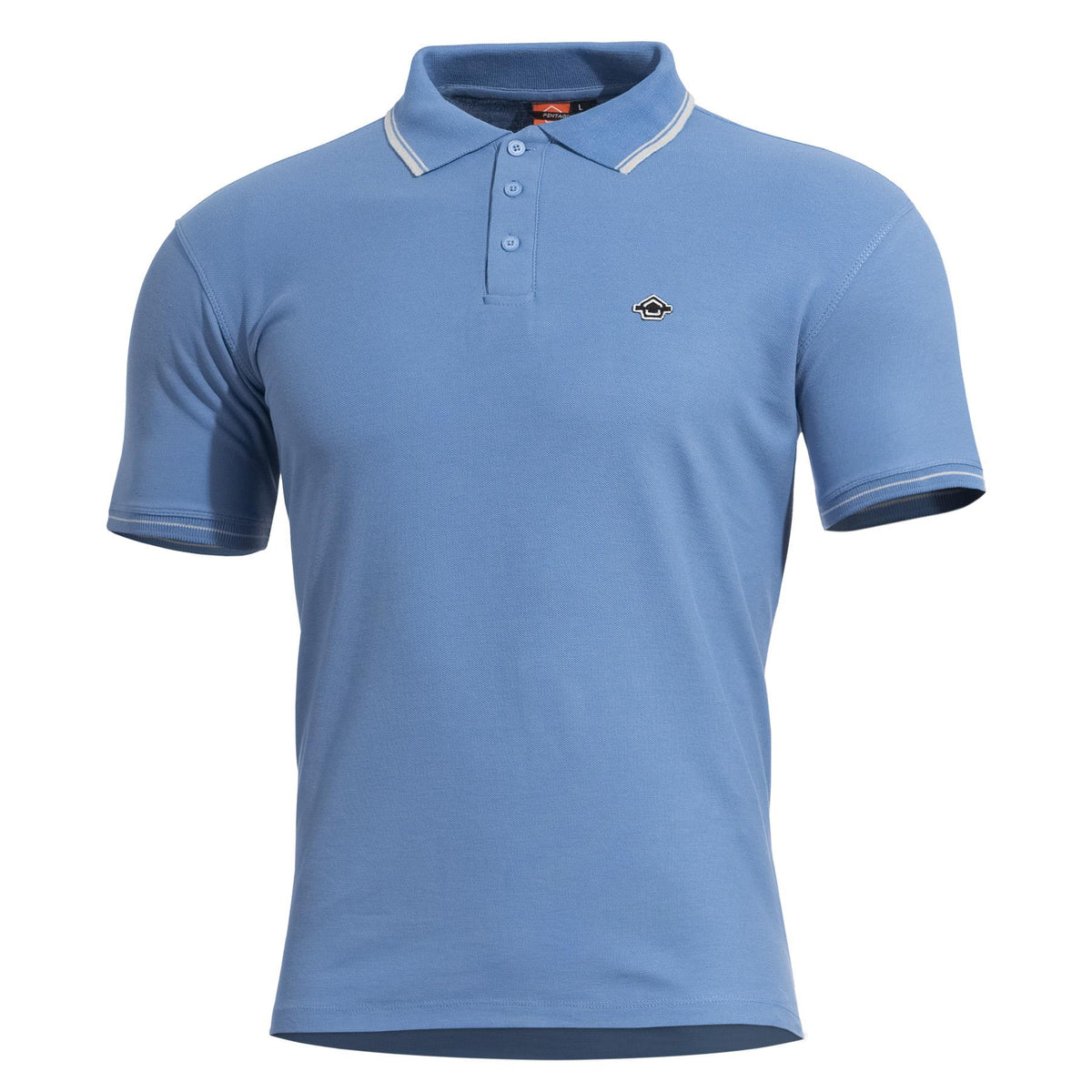 Pentagon Aniketos Stripes Polohemd, Dawn Blue