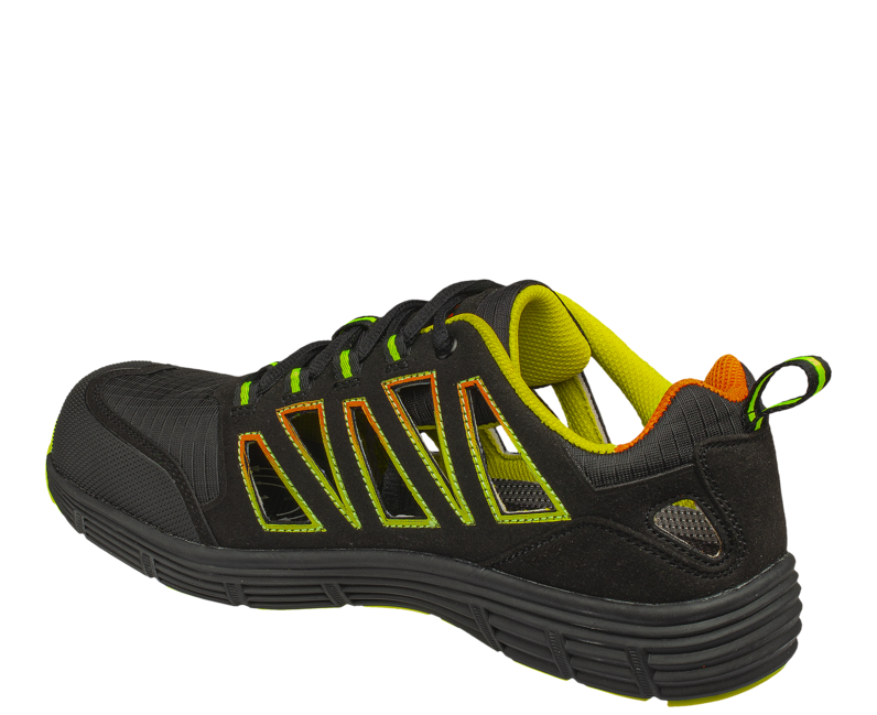 BENNON REBEL S1P ESD Low Sports Shoes, Green
