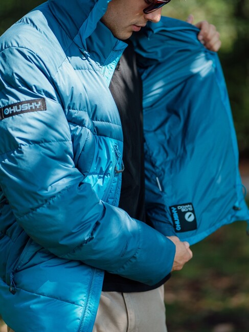 HUSKY Durra Herren-Daunenjacke, blau