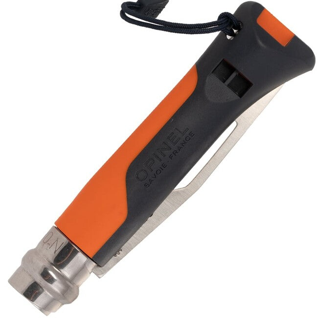 Opinel VRI N°08 Αναδιπλούμενο Μαχαίρι Inox Outdoor, πορτοκαλί