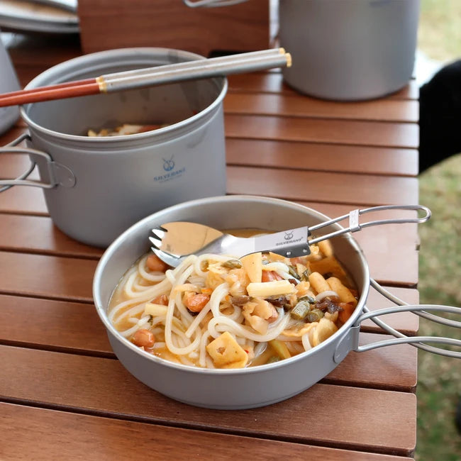 Silverant Titanium Folding Cutlery