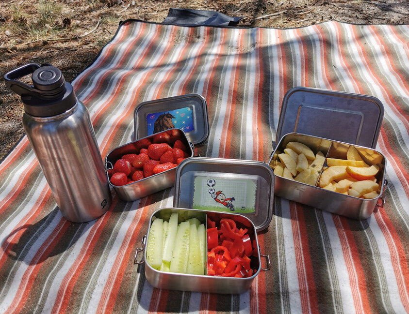 Origin Outdoors Deluxe Lunch Box Stainless Steel 1.2 l
