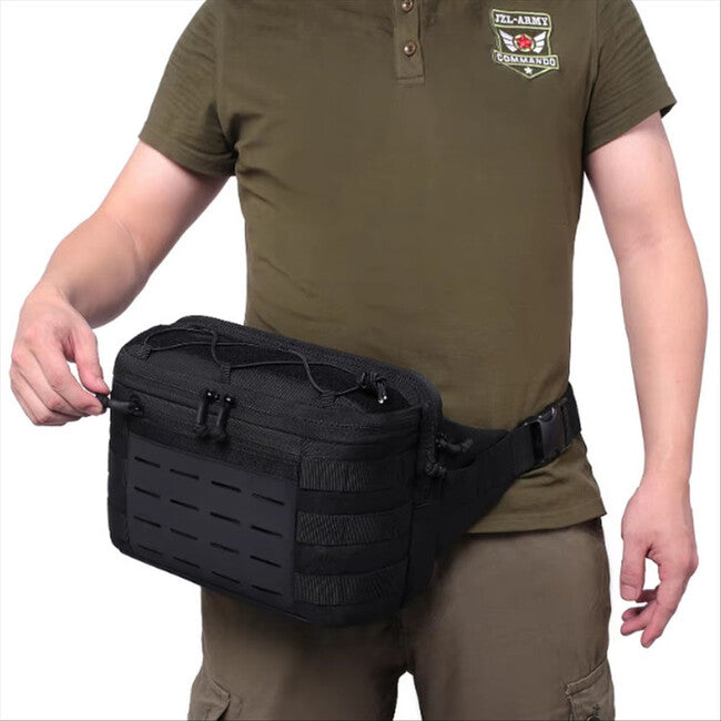 DRAGOWA Tactical Havoc Πολυλειτουργική Τακτική Τσάντα, Μαύρη