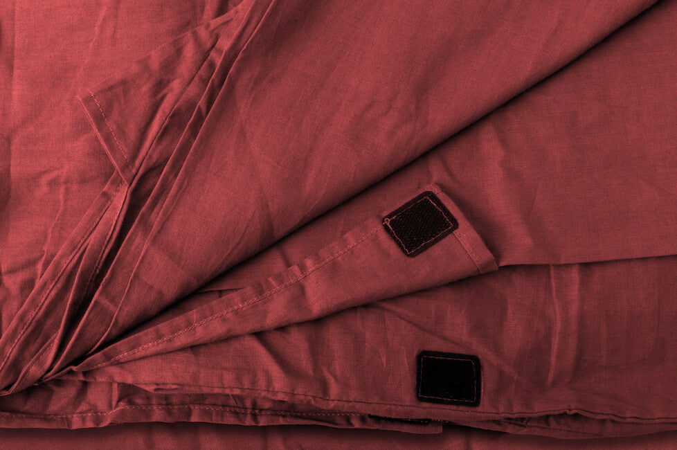 Origin Outdoors Cotton Rectangular Sleeping Bag Liner, Burgundy