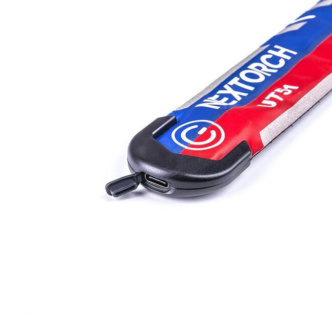 NexTorch® UT51 L λάμπα ασφαλείας με αναbleeping, κόκκινο-μπλε