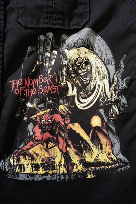 Brandit Iron Maiden NOTB Vintage αμάνικο μπλουζάκι, μαύρο