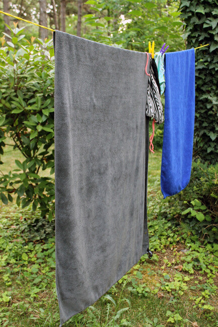 BasicNature Πετσέτα Terry, Μπλε, 85 x 150 cm