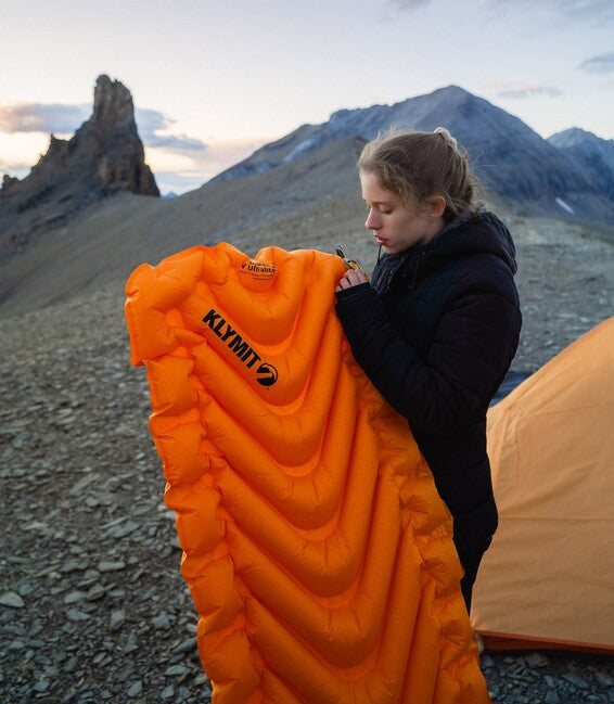 Klymit Ultralite SL Μονωμένο Χαλάκι Ύπνου V, πορτοκαλί