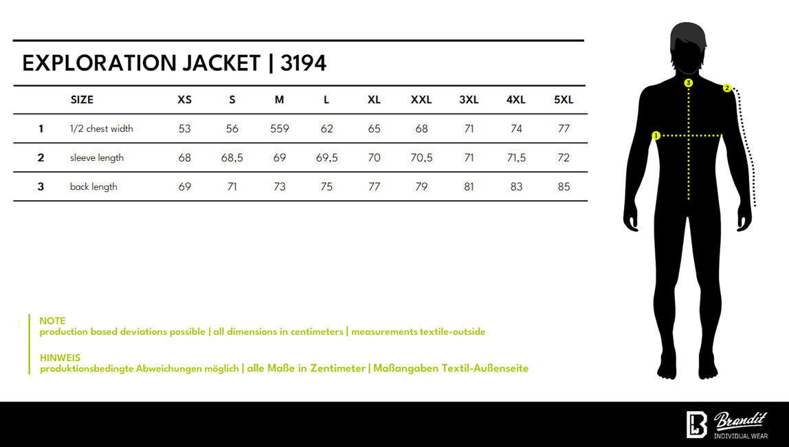 Brandit Men Exploration Men's Winter Jacket, Black