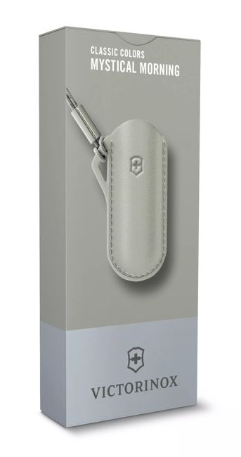 Victorinox Leather Pouch for Pocket Knife, Grey