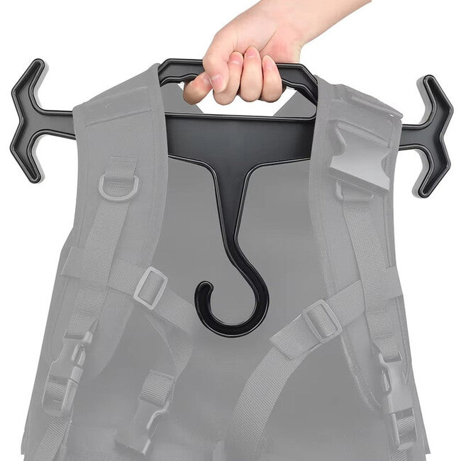 DRAGOWA Tactical Vulcan Portable Tactical Vest Hanger, Black