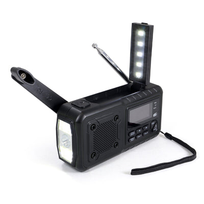 Origin Outdoors Crank Multi Ραδιόφωνο DAB+ 4000 mAh, μαύρο