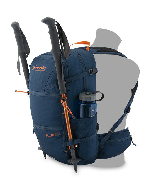 Pinguin Flux 25 Backpack, 25L, Black