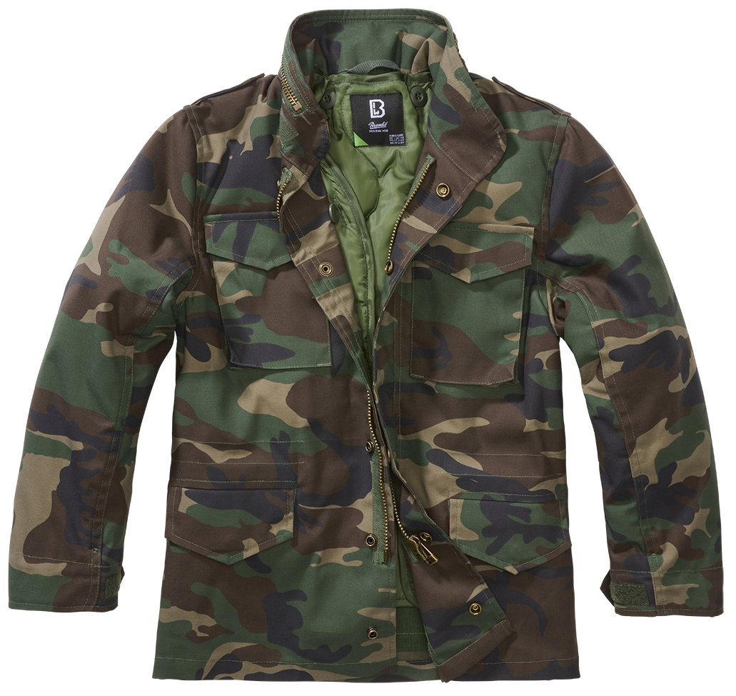 Brandit M65 Classic detská bunda, woodland