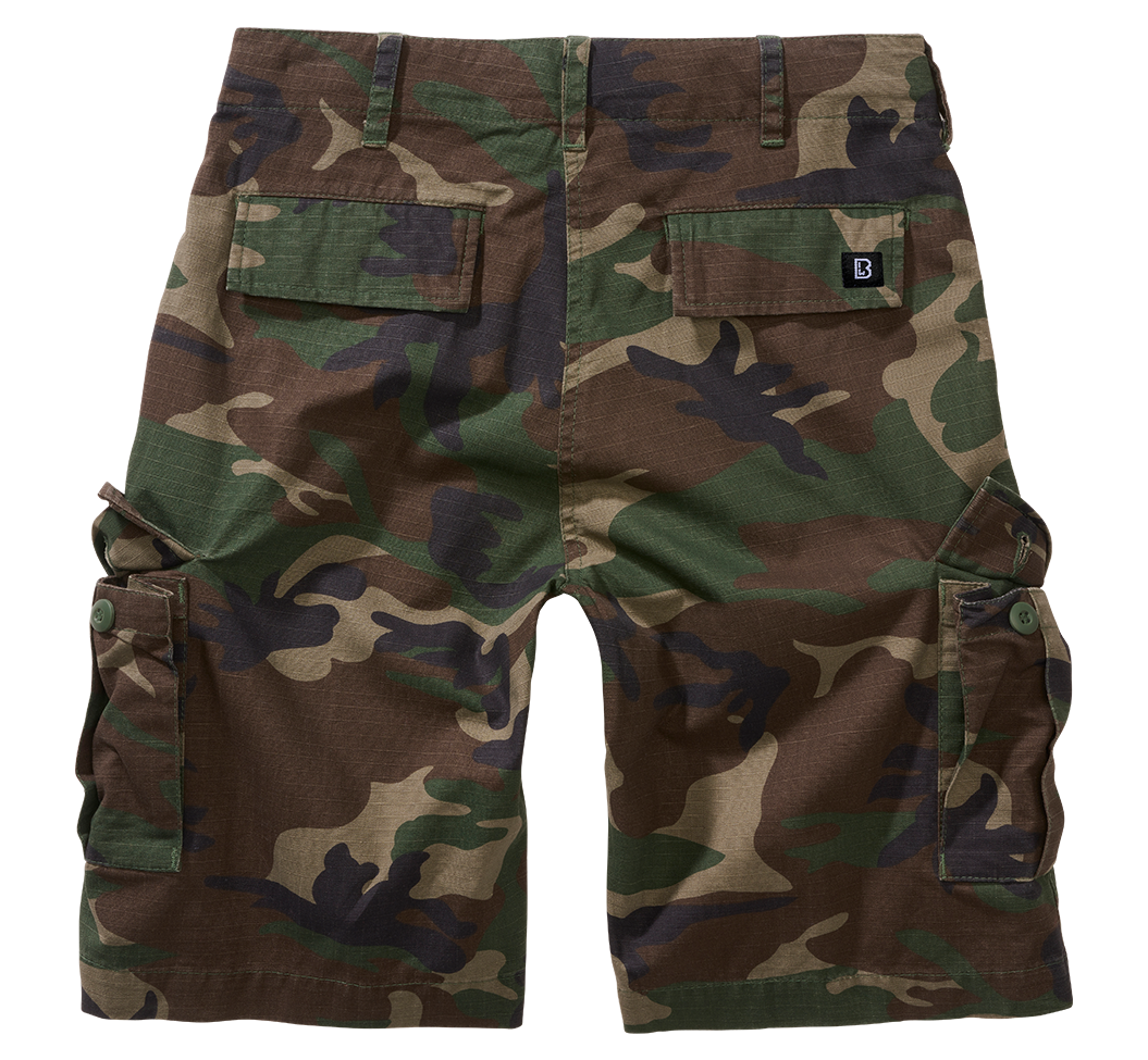 Brandit BDU Ripstop detské kraťasy, woodland