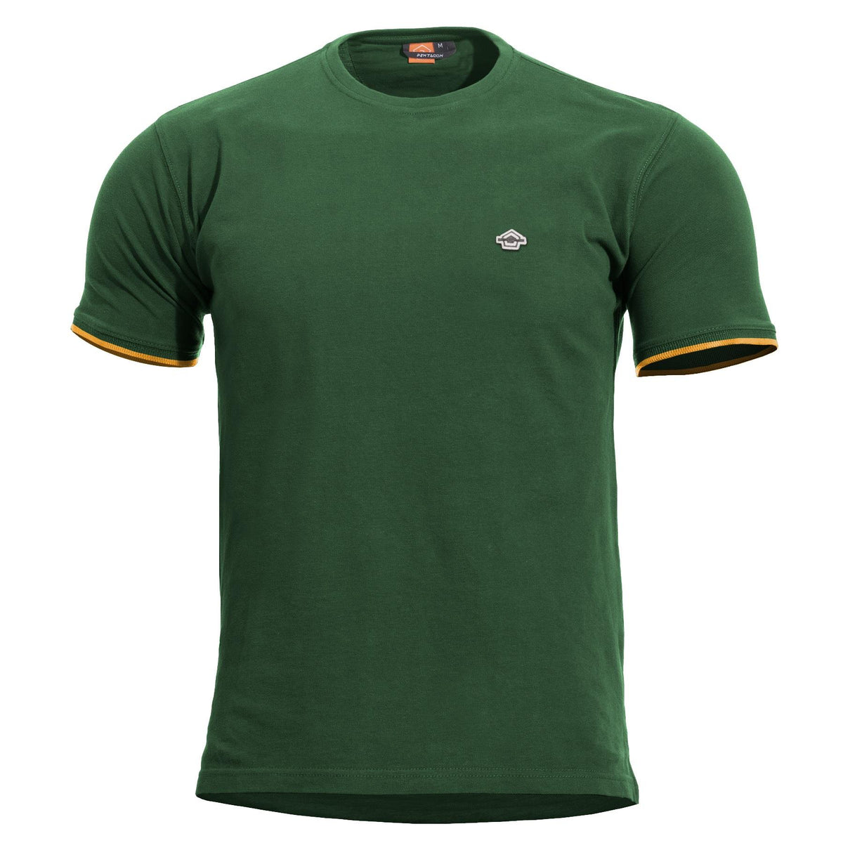 Pentagon Levantes Stripes majica, SpringBok zelena