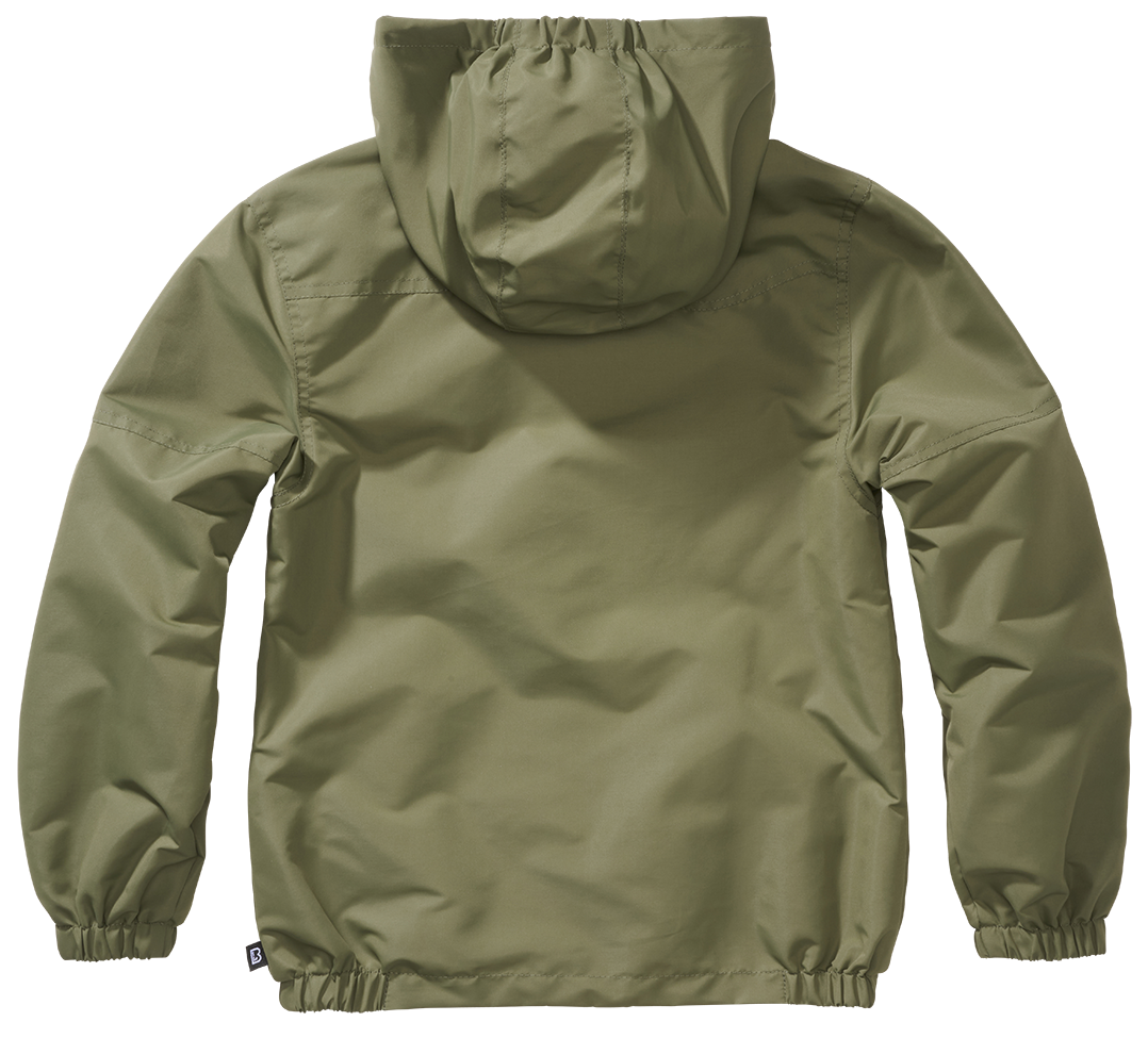 Brandit Summer Frontzip Windbreaker detská bunda, olivová
