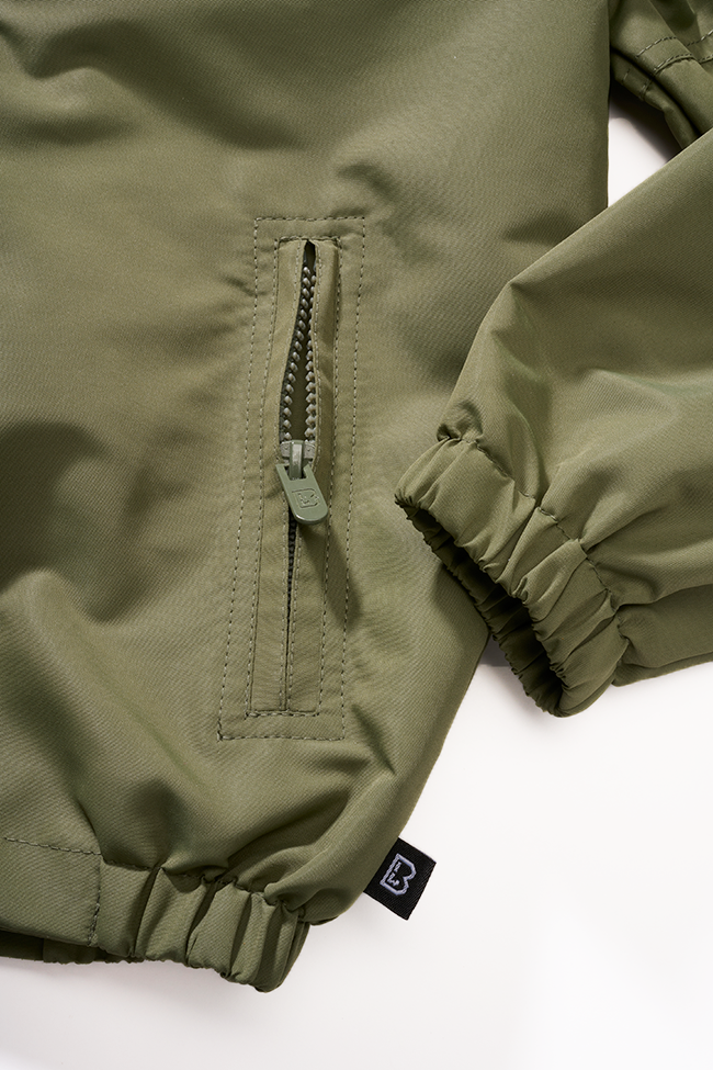 Brandit Summer Frontzip Windbreaker detská bunda, olivová