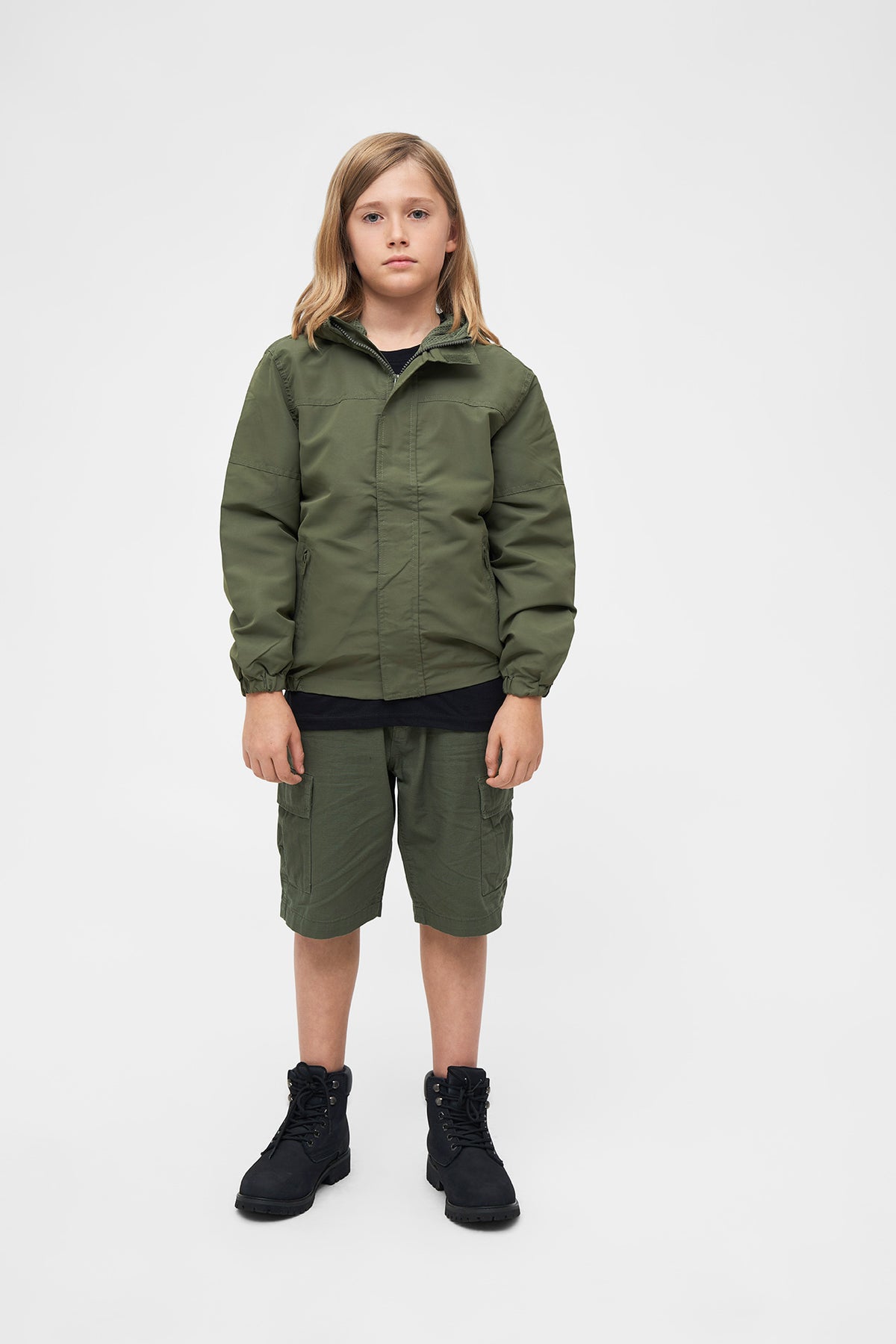 Brandit Summer Frontzip Windbreaker detská bunda, olivová