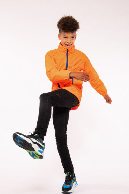 Mac in a Sac Origin 2 Kids Waterproof Jacket, Orange