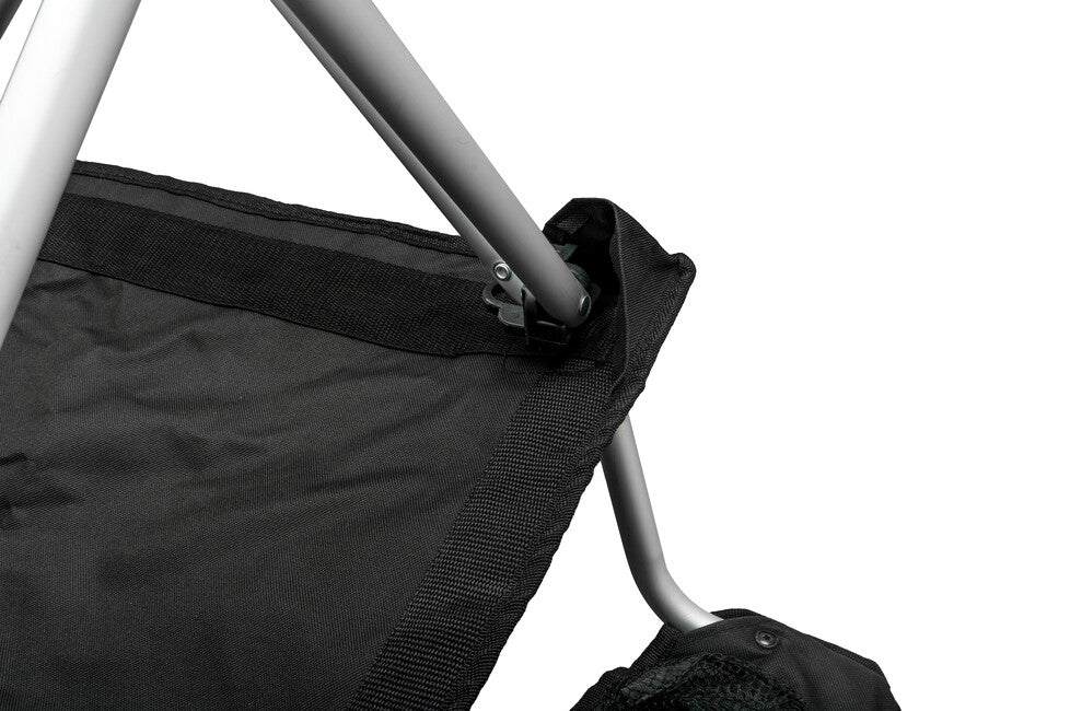 BasicNature Comfort Travel Chair, Schwarz