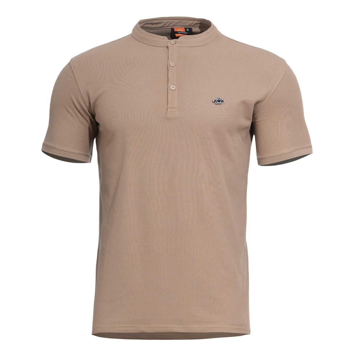 Pentagon Levantes Henley majica s gumbami, tan brown