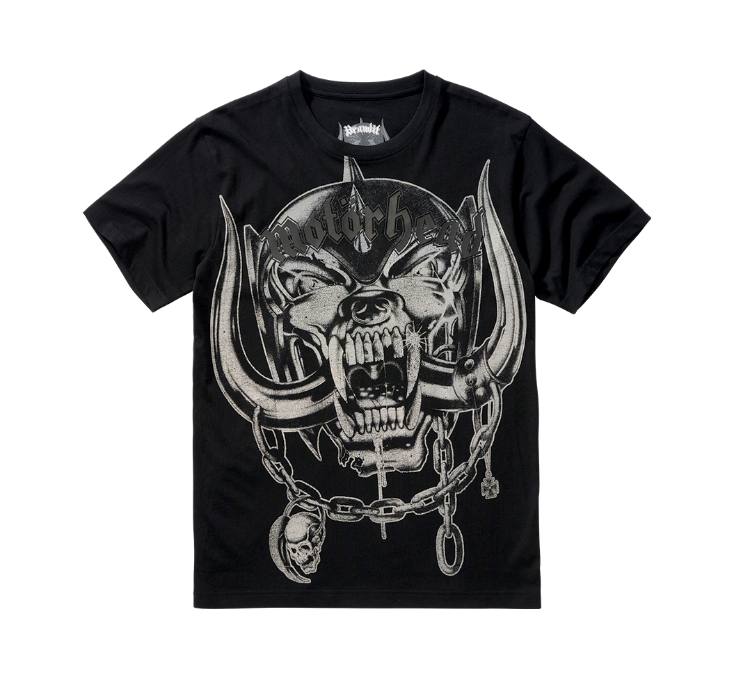 Brandit Motörhead Warpig Print tričko, čierna