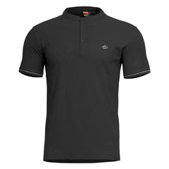 Pentagon T-Shirt Levantes Henley Stripes, schwarz