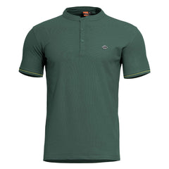 Pentagon T-Shirt s Knöpfen Levantes Henley, springbok grün