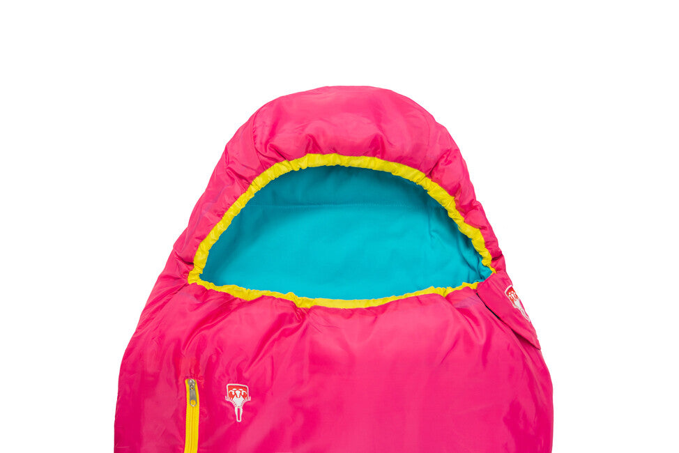 Grüezi-Sack Bunter Grüezi Kids Schlafsack rosa