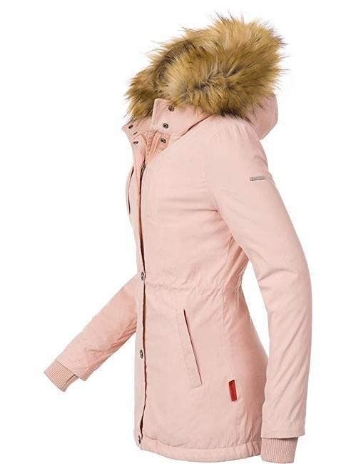 Marikoo Akira damen-Winterjacke mit Kapuze, rosa