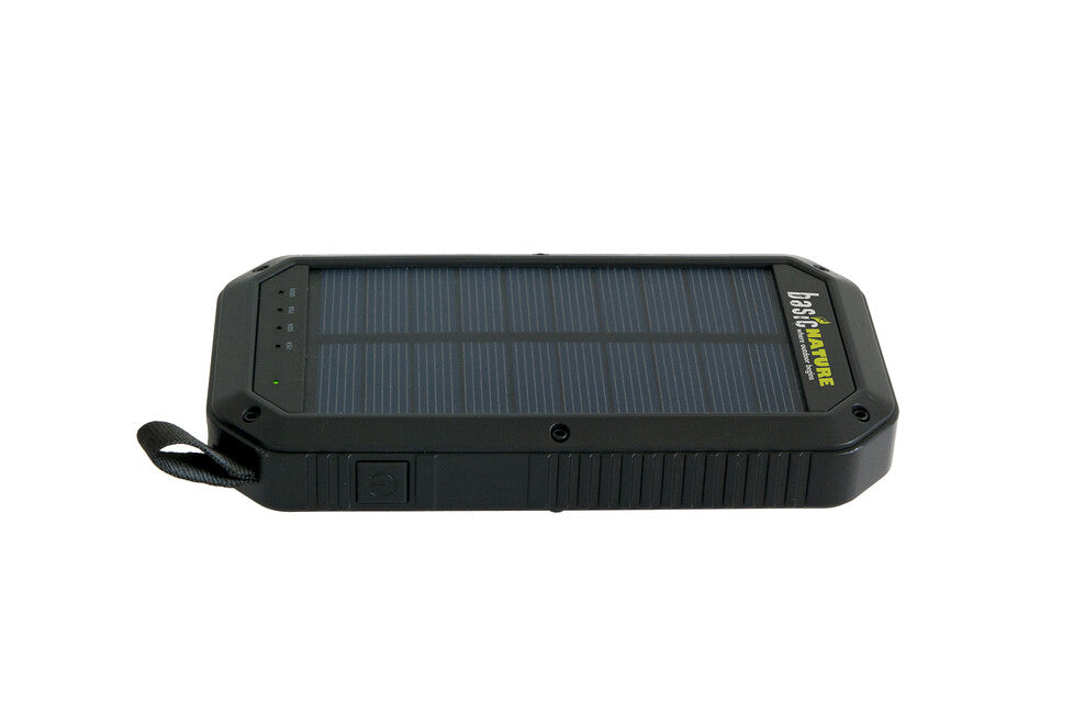 BasicNature Power Bank 8K με Ηλιακή Φόρτιση και LED Φως, 8