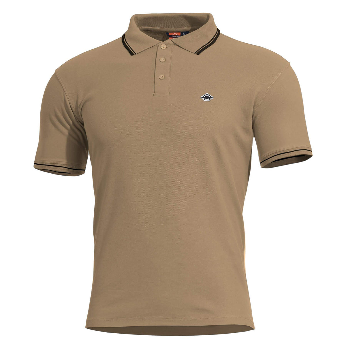 Pentagon Poloshirt Aniketos, tan brown