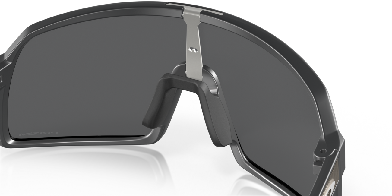 Oakley Sutro S Sunglasses, Hi Res Matte Carbon Frame, Prizm Black Lenses