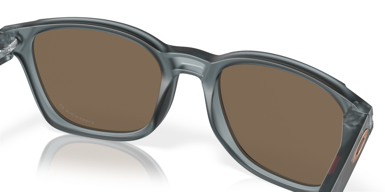 Oakley Ojector Sunglasses, Matte Crystal Black Frame, Prizm Rose Gold Polar Lenses, 55