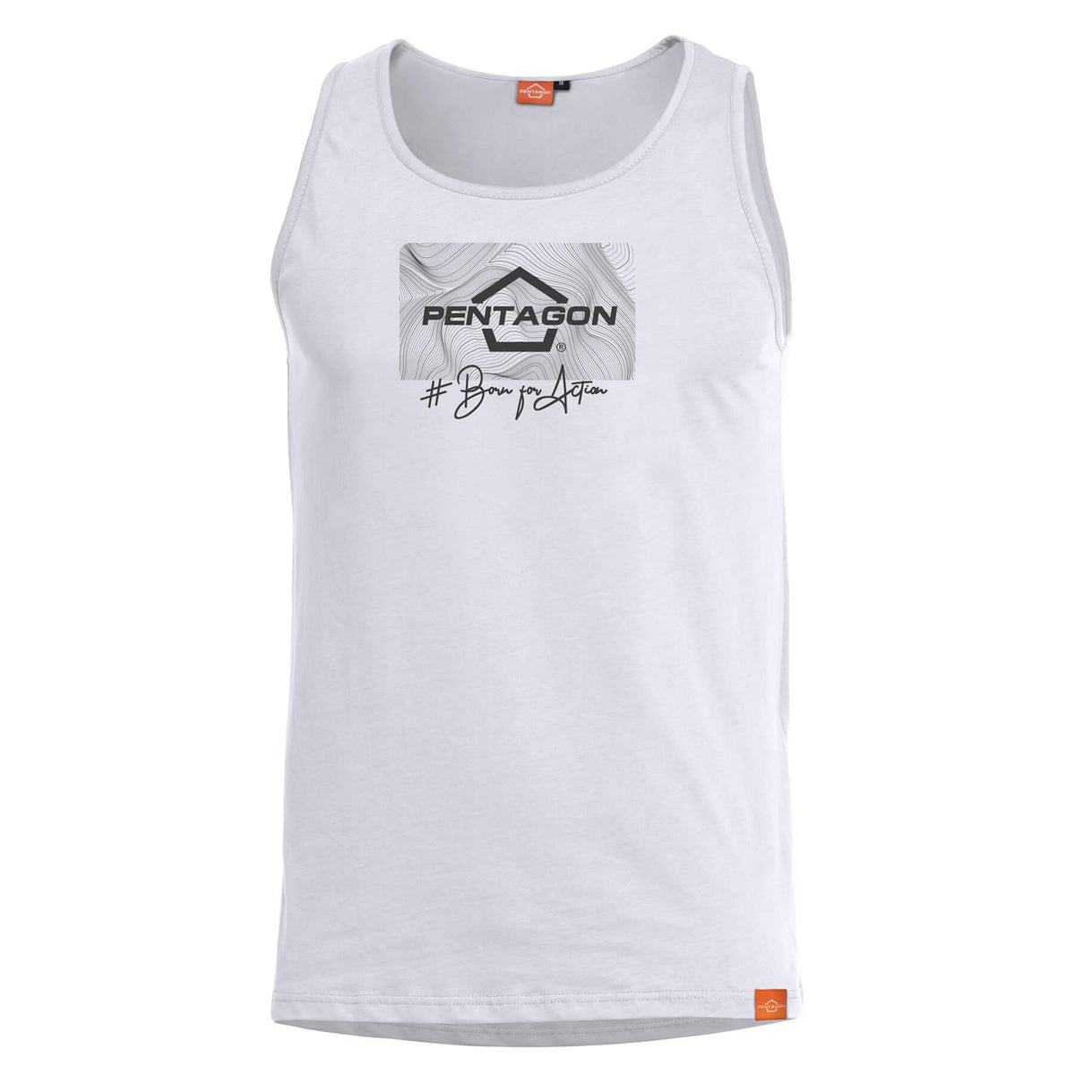 Pentagon Astir Contour Herren-Tanktop, weiß