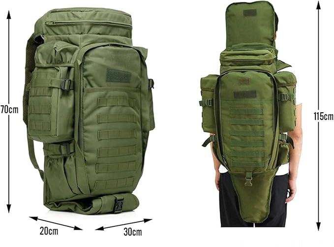DRAGOWA TACTICAL Zenith tactical Rucksack 70 L, schwarz