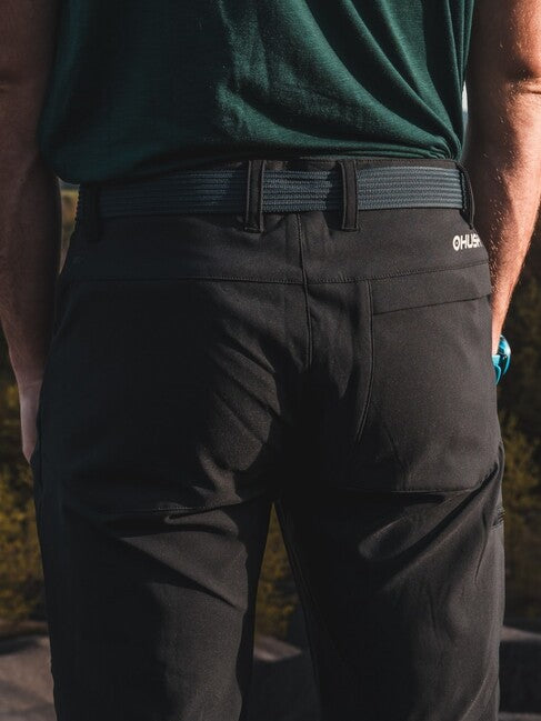 HUSKY Kavia Παντελόνι Softshell ανδρικό, μαύρο