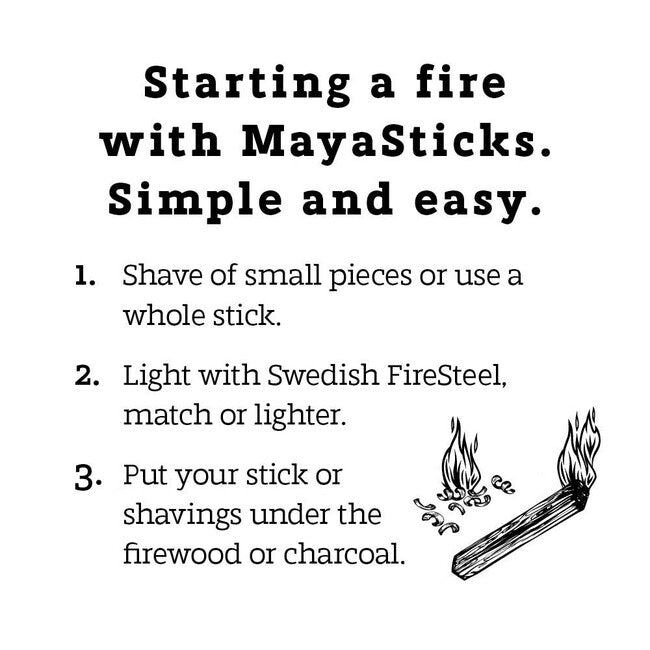 LIGHT MY FIRE MayaSticks Προσάναμμα 4,5kg
