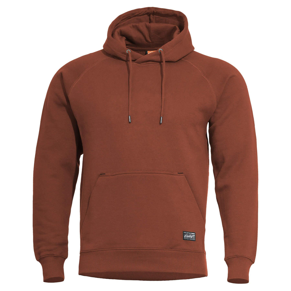 Pentagon Phaeton Hoodie, Maroon Red