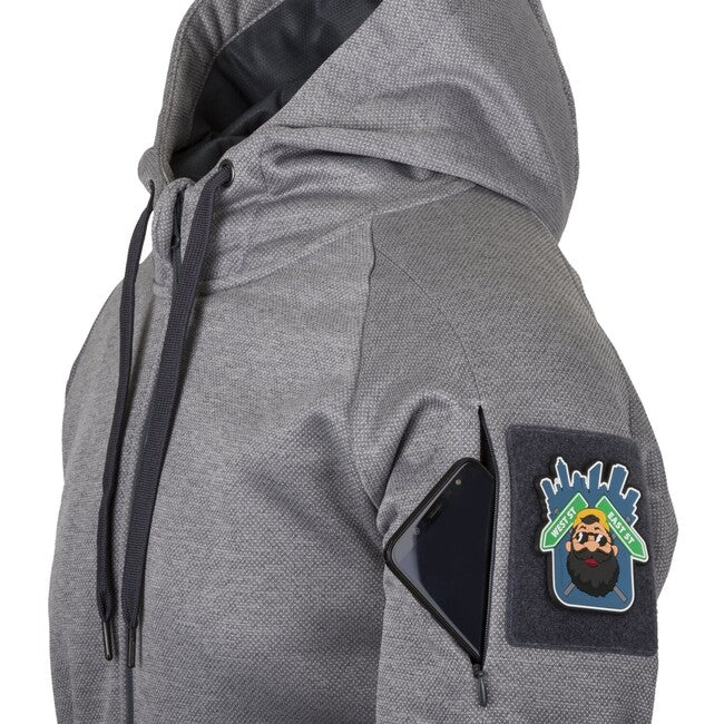 Helikon-Tex Urban Tactical Hoodie Full Zip, Melange Grey