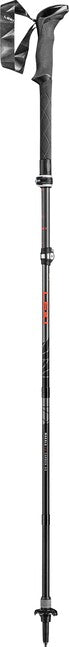 LEKI Makalu FX Carbon AS Trekking Poles, Light Anthracite-Bright Red-Black, 110-130 cm