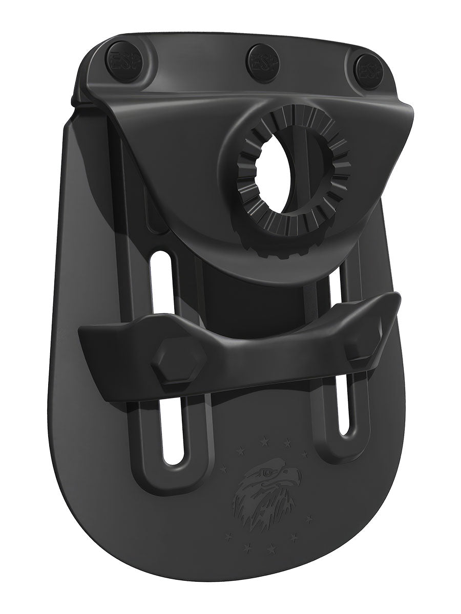 ESP MH-MH-24 dvojité rotačné puzdro na dva zásobníky 9 mm Luger, čierne