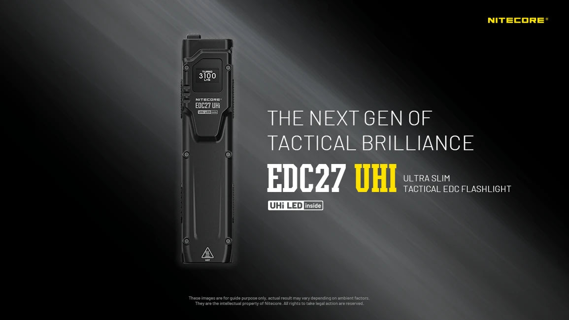 Nitecore EDC27 UHi Rechargeable Flashlight