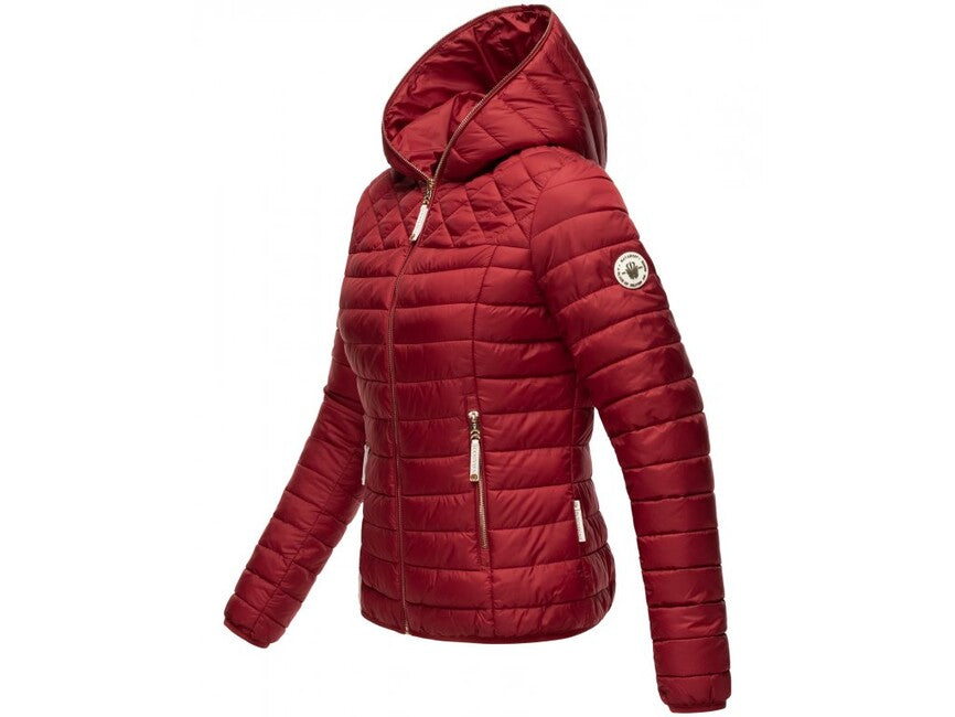 Navahoo Ich Bin Hübsch Jacke mit Kapuze, blood red