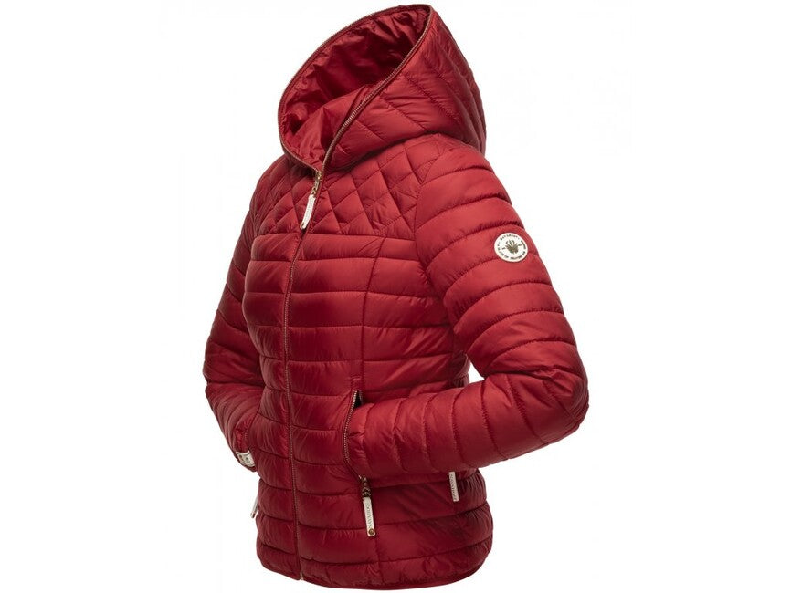 Navahoo Ich Bin Hübsch Jacke mit Kapuze, blood red