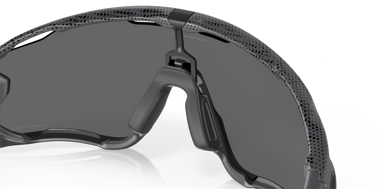 Oakley JAWBREAKER Sonnenbrille mit Rahmen Hi Res Matte Carbon und mit Dias Prizm Black